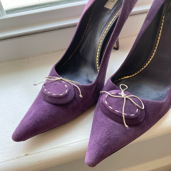 PRADA SUEDE PUMPS - Size 39.5 - Picture 8 of 11